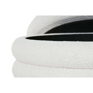 Table basse en polyester 79x79x38 avec plateau blanc - Product Image 1