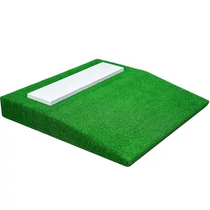 Support custom baseball pitching mound and softball pitching training mat