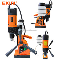 Perceuse magnétique miniature portable électrique avec moteur à balais pour le forage industriel, personnalisable OEM