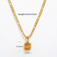 Collier pendentif caméra espion écologique en cuivre plaqué or poli miroir unisexe pour anniversaire, prêt à l'emploi pour les startups
