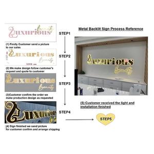 Letrero Luminoso LED para Exteriores, Letrero Acrílico con Letras 3D, Resistente a la Intemperie IP65, Iluminación RGB, Control Remoto, Logotipo Personalizado - Product Image 6