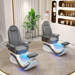 Best Price Customizable Nail Salon Spa Pedicure Chair Whirlpool Foot Massage Manicure Chair And Pedicure With Bowl