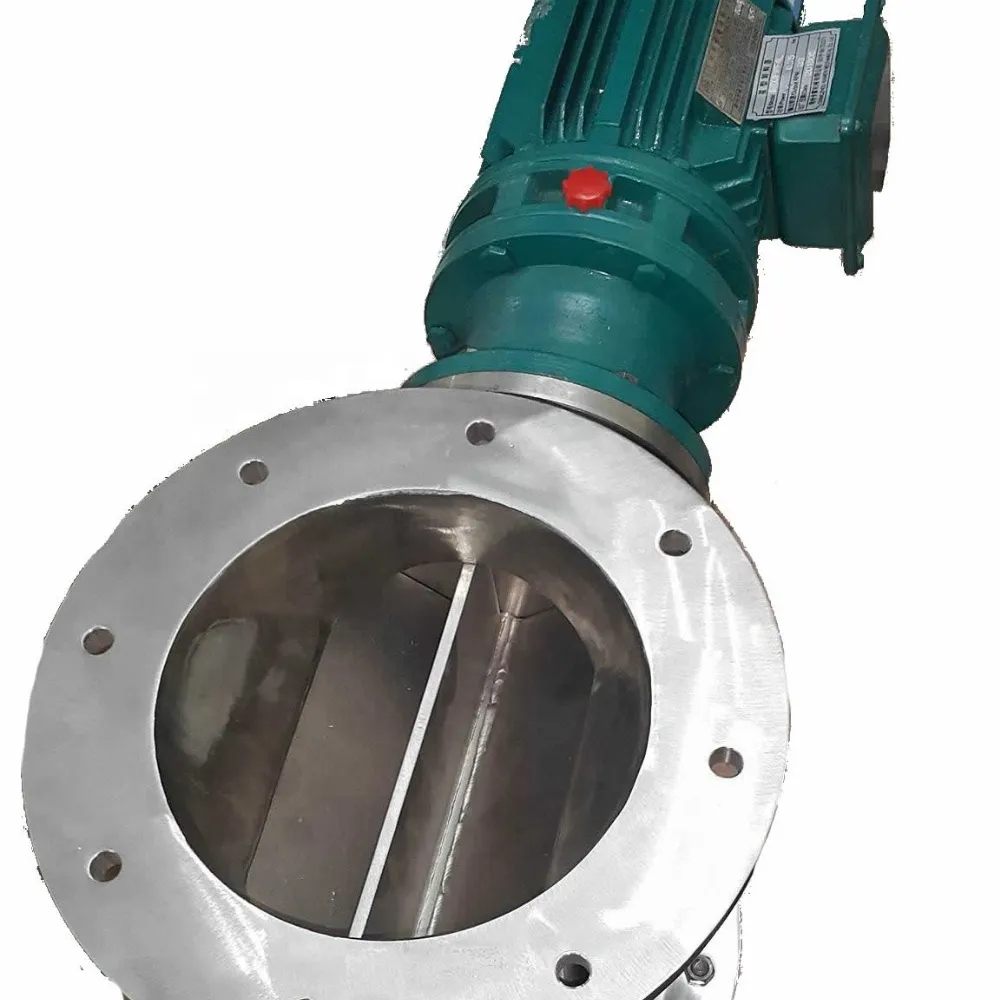 Rotary airlock for wood chips manual cleaning rotary airlock valve