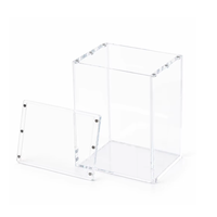 Vitrine de présentation pour figurines de collection, protection acrylique Gelato pour collectionneurs, protection UV, coque rigide transparente, 6 pouces