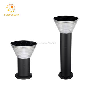 Alta brillante Pilar Pequeño camino al aire libre jardín patio parque Solar llevó la luz del césped - Product Image 3