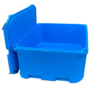 Réservoir de poissons isolé en plastique Rotomold Commercial 660L Aquaculture Glacière pour le stockage des aliments de transport maritime et les fruits de mer vivants - Product Image 4