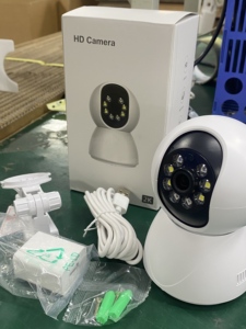 מצלמת <span class=keywords><strong>3MP</strong></span> CMOS 2.4G/5G WiFi  לחיות מחמד ותינוקות, פנימית, ראיית לילה 360 מעלות, תקשורת דו כיוונית, סיבוב והטיה, צפייה מרחוק, אבטחה ביתית - Product Image 6