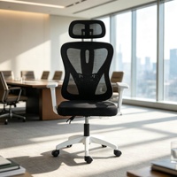 Chaise de bureau ergonomique pivotante réglable et confortable en maille respirante de haute qualité, idéale pour la maison et le bureau – Nouveauté 2026, Meilleure vente