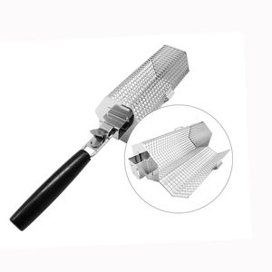 Cestas giratorias hexagonales para parrilla, cesta rodante para <span class=keywords><strong>barbacoa</strong></span> de acero inoxidable para asar verduras, <span class=keywords><strong>barbacoa</strong></span>, <span class=keywords><strong>Kit</strong></span> para exteriores, accesorios para parrilla - Product Image 3