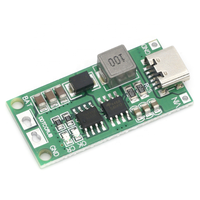 Chargeur de batterie au lithium Type-C 2S/3S/4S 1A-4A, carte de protection de batterie, carte de charge USB Boost, DC 3V-5V