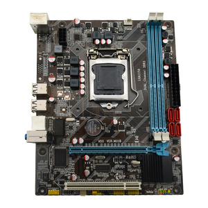 เมนบอร์ดคุณภาพสูง LGA1156 Core I3 I5 I7 H55 สำหรับคอมพิวเตอร์  พอร์ต LAN เดียว รองรับแรม 16GB PCIe และ DDR3 แบบคู่ - Product Image 1