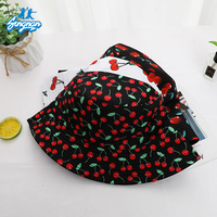 Diseñador de moda Reversible Bucket Cap Hat Bordado Fisherman Bucket Hat con etiqueta de marca privada