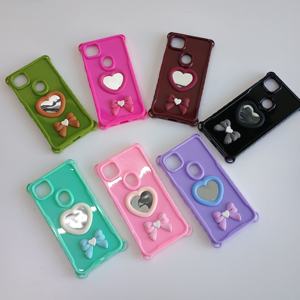 Nouvelle conception 2026 – <span class=keywords><strong>Coque</strong></span> de téléphone miroir en forme de cœur anti-chute à quatre coins, compatible avec Google <span class=keywords><strong>PIXEL</strong></span> <span class=keywords><strong>3A</strong></span> 4A 5A 6A INF HOT 60 SMART 10 - Product Image 6