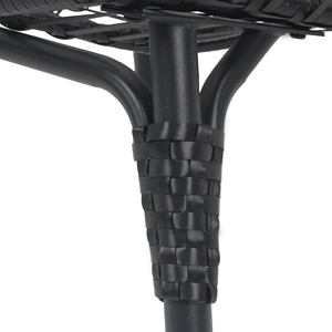 Elegante Silla Colgante Moderna con Respaldo en Arco, Portátil y Cómoda, con Capacidad para 400 lb, Columpio de Patio con Cojín de 8 Pulgadas - Product Image 4