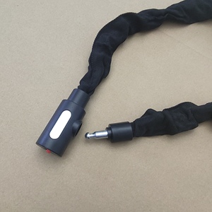 Logotipo personalizado de acero <span class=keywords><strong>cadena</strong></span> redonda bicicleta Scooter motocicleta cerraduras <span class=keywords><strong>antirrobo</strong></span> cerradura de <span class=keywords><strong>cadena</strong></span> de ciclo de llave con logotipo personalizado - Product Image 5