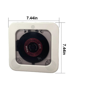 Lecteur CD de bureau en gros avec couvercle transparent et port USB pour la maison et le bureau, récepteur audio BT sans fil, radio FM, haut-parleur - Product Image 3