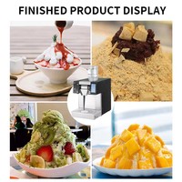 Machine à glace commerciale Snow Flake avec commande PLC, compresseur et moteur en acier inoxydable pour marché de poissons