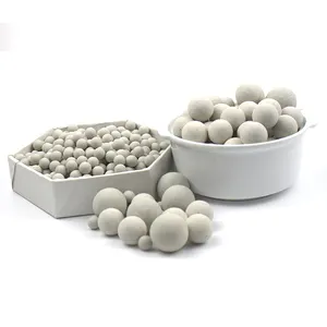 6mm,20mm Inert alumina ceramic ball as catalyst support media ceramic ball tumbling media