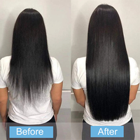 Extensions de cheveux à clipser sans couture en gros, 100 % cheveux vierges Remy vietnamiens, double épaisseur, couleur et longueur personnalisées pour femmes