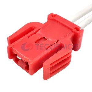 Conector de Sensor modificado hembra de 2 pines/vías, enchufe de lámpara de luz de puerta con coleta para VW Audi 893 971 <span class=keywords><strong>632</strong></span> 893971632 - Product Image 2
