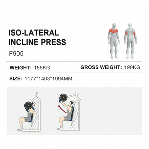 Équipement de fitness de haute qualité pour la salle de sport, machine de musculation Super Incline Chest Press WD-F905, votre fournisseur de confiance pour la livraison d'équipements de fitness - Product Image 4