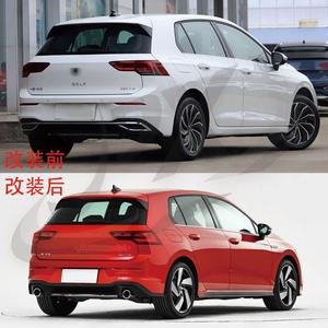 Kit carrosserie complet Volkswagen Golf 8 en ABS, pare-chocs avant et arrière, jupes latérales, style GTI - Product Image 2