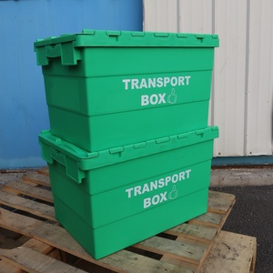 Heavy-Duty nhựa Stack và Nest container Trinh Nữ PP chất liệu rắn hộp phong cách có thể tái chế và nestable cho cosmeceutical cửa hàng - Product Image 4