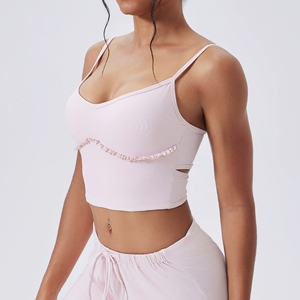 Sujetador deportivo <span class=keywords><strong>Lulu</strong></span> personalizado, estilo europeo-americano, nuevo, sin tirantes, fino, de secado rápido, versátil, adelgazante, para mujer - Product Image 3