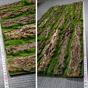 Mousse artificielle OEM Dll650 pour décoration extérieure : gazon synthétique, lichens, peaux d'arbres de pin, pour jardin et aménagements verts - Product Image 6