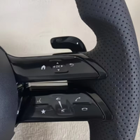 Volant pour Mercedes Benz W206 W205 W204 W222 W223 W213 W177 W463 AMG GT GLS63 GLE63 SL63 Volant en cuir noir