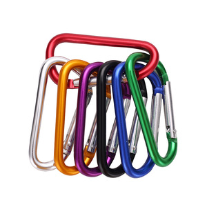 Mosquetón Tipo D JH-DSK-05 de Aleación de Aluminio con Hebilla de Liberación Rápida, Gancho de Escalada para Exteriores, Tamaño Universal 4-8 - Product Image 1