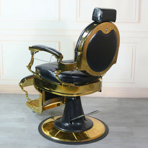 Chaise de Barbier Professionnelle Vintage pour Homme – Idéale pour la Coiffure, le Rasage et le Salon de Coiffure - Product Image 5