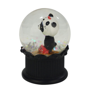 Escultura de <span class=keywords><strong>Panda</strong></span> de Resina de 45 mm, Pintada a Mano, Artística, Personalizada, Modelo de Animal, Adorno de Escritorio con Globo de Nieve, para Decoración del Hogar - Product Image 6