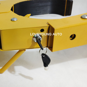 <span class=keywords><strong>Antivol</strong></span> <span class=keywords><strong>de</strong></span> roue réglable en acier jaune pour SUV - Product Image 4