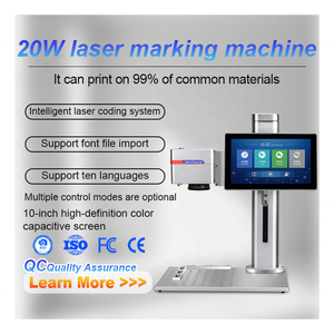 New Kim Loại Nhựa Máy Khắc <span class=keywords><strong>Laser</strong></span> 110*110Mm Phạm Vi In Ấn 1064nm Văn Bản Mã Thanh Mã QR 20W Máy Tính Để Bàn Sợi Máy <span class=keywords><strong>Laser</strong></span> - Product Image 4