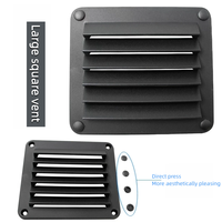 Capot de ventilation mural en plastique marin 85/130/140 mm, couvercle de sortie d'air de cabine pour la ventilation des navires/yachts