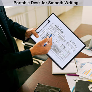 Portablocco in Plastica Nera A4 Personalizzabile <span class=keywords><strong>con</strong></span> Logo per Promozioni - Product Image 6