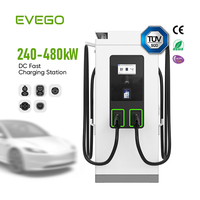 EVEGO Nouveau chargeur EV DC OCPP2.0.1 WiFi CCS1 320 kW OEM/ODM pour station de recharge rapide pour véhicules électriques à montage au sol avec une puissance de sortie élevée