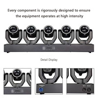 Projecteur de scène rotatif DMX512 180W pour DJ, avec contrôle sonore, effet RGBW pour discothèque, mariage, club et événements