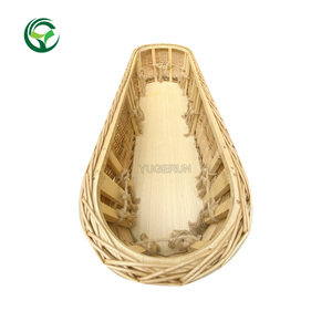 Biyobozunur cenaze sepeti tabutlar ucuz eko tabut malzemeleri hasır tabut tabut - Product Image 6