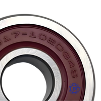 Rodamiento de Alternador Automotriz B17-102DG4 para NSK, 17x47x14mm, Rodamiento de Bolas de Ranura Profunda de Acero Cromado