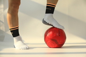 Calcetines deportivos para jóvenes con logotipo personalizado de Happyzufeng, equipo de alta compresión, transpirables, antibacterianos, de punto, sublimación inferior de ciclo libre - Product Image 4