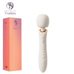 Masseur vibrant de luxe étanche à la meilleure valeur, avec fonction de vibration télescopique et chauffante - Baguette vibrante Jiyu <span class=keywords><strong>Maria</strong></span> AV pour une satisfaction ultime - Product Image 4