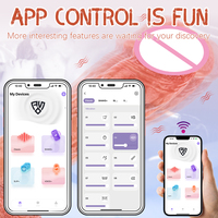 App Control Télécommande Stretch Swing Gode Réaliste Vibrant pour Femmes Poussée Chauffage Vibrateur Godes Adult Sex Toys