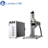 Machine de marquage laser à fibre de type split 50W, petite taille, haute vitesse, pour gravure sur métal, 100x100mm