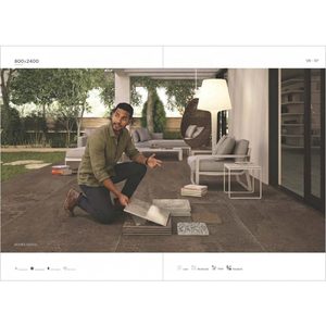 Losa de piedra sinterizada Rodies Ivory de 15 mm, 800x2400 mm, porcelana para paredes y suelos interiores de lujo - Product Image 4