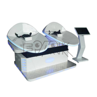 Simulateur de vol complet avec joystick interactif, hélicoptère Airbus, jeux de combat VR PC