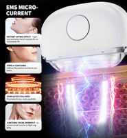 Nouvel appareil de beauté pour le visage Guasha chaud et froid, outil de raffermissement de la peau, 7 modes de massage par vibration, chaleur et froid, lifting du visage et du cou