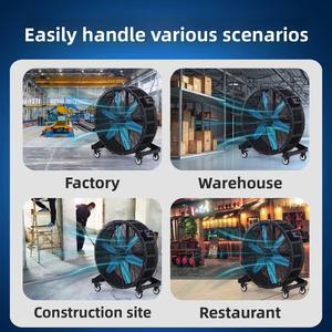 <span class=keywords><strong>Ventilateur</strong></span> mobile à aimant permanent industriel certifié CE, tension personnalisée, <span class=keywords><strong>prix</strong></span> d'usine, solution de refroidissement à grand volume d'air - Product Image 5