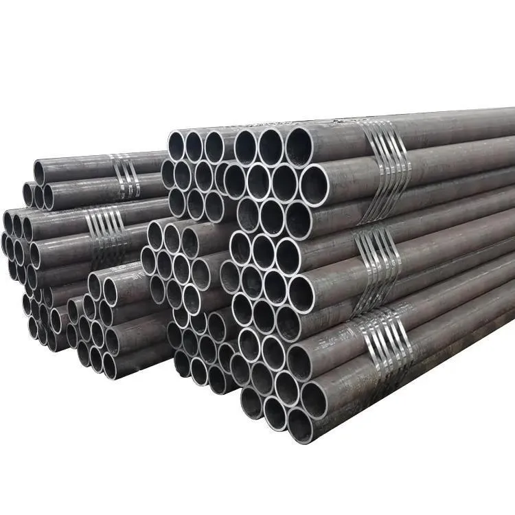 Customized diameter black iron pipe sch 60 a106 carbon steel seamless tube price per ton